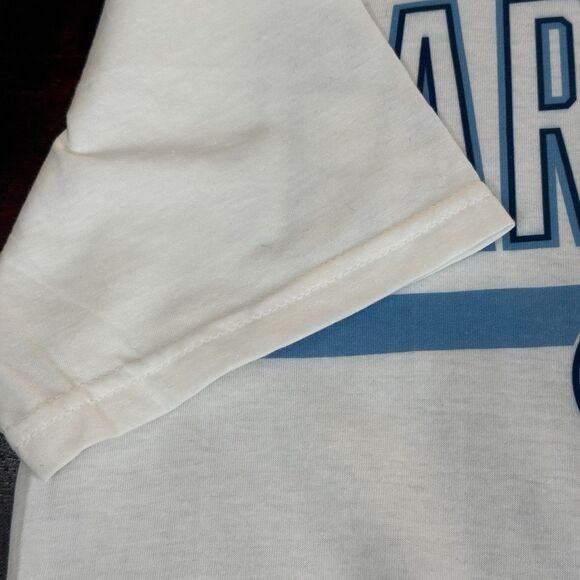 UNC University of North Carolina White t-shirt small Fanatics sportswear NC Blue - Picture 11 of 12